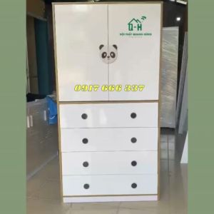 TỦ NHỰA QUẦN ÁO FULL HỒNG 2 CÁNH 5 NGĂN KÉO CHO BÉ CỰC XINH GIÁ RẺ - GIAO HỎA TỐC
