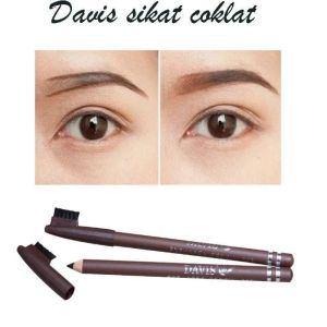 Pensil alis davis plus sikat / eyebrow / Davis pensil alis sikat