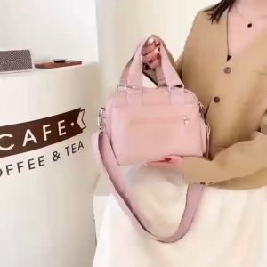 TB BAG #25833 FASHION NYLON 2WAY SMALL HANDBAG SLING SHOULDER BAG MULTI-POCKET FOR WOMEN