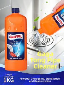 ONEFULL | Strong Hair Dissolution Non-corrosive Drain Opener for Bathrooms