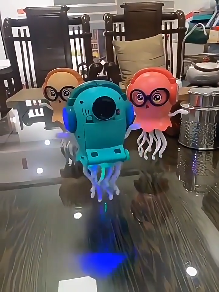 Tatajoy Mainan Ubur Ubur Bergerak Mainan Aneh Viral Mainan Gurita Menari Robot Gurita Joget Mainan Cumi Cumi Menari Mainan Edukasi anak