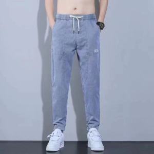 กางเกงยีนส์ผู้ชาย S แฟชั่นฤดูใบไม้ร่วงแบรนด์หลวมฤดูใบไม้ผลิ Harun เสื้อใส่ทำงานกางเกงผ้ายืดลำลอง