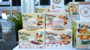 🦊Loven ขนมเด็ก 8 เดือน+ คุกกี้ รสวนิลา รสช็อกโกแลต Melty Drop ผลไม้อบกรอบ ใยอาหารสูง TOP 8 FREE