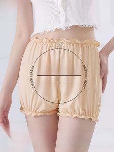 MiiOW | Quần đèn lồng dưa chuột mỏng mùa hè cho nữ Quần an toàn thoáng khí chống ánh sáng cho JK chuyên nghiệp Quần lót cạp cao bằng cotton