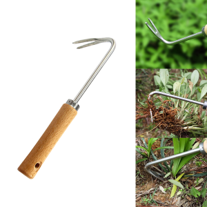 Orna ส้อมถอนหญ้า ที่ขุดหญ้า ถึงราก ถึงโคน วัสดุสแตนเลส ทนทาน Weeding Fork