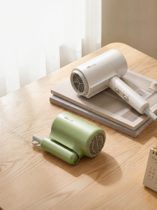 「China Plug」Bear | High-Power Negative Ion Fast-Dry Hair Dryer with Foldable Design