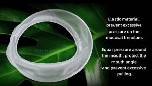 5PCS 3D O-Shape Dental Lip Cheek Retractor Latex-Free Large/Medium/Small Flexible for Orthodontic Restoration Dentistry