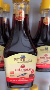 Nước mắm Khải Hoàn Phú Quốc 215ml/6chai 40đạm