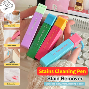 Magic Stain Remover Pen Powerful Oil Dirt Removal for Multi-Surface Fabrics No Mark Left Water-Free Portable Clothes Cleaner Pen
