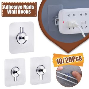 10/20Pcs Traceless Free Punch Photo Screws Hooks Decorative Picture Strong Wall Hanging Nail