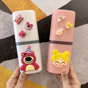 Bộ Đồ Vệ Sinh Răng Miệng Du Lịch Cầm Tay Cho Cặp Đôi Bộ Đựng Đồ Dùng Vệ Sinh Cá Nhân Bộ Chén Đựng Nước Súc Miệng Cho Trẻ Em Và Học Sinh