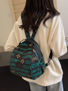 Multi-Functional Oxford Cloth Small Backpack Womens New Style Versatile Double-Shoulder Single-Shoulder Crossbody Bag Casual Canvas Lightweight Chest Bag