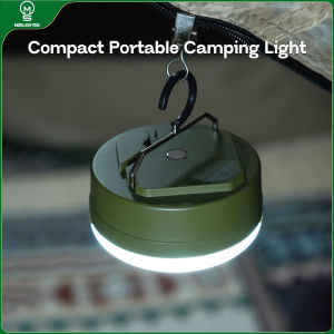 MOSLIGHTING Portable Camping Light with Magnet Base 3 Light Modes for Outdoor Work Tent Camping Supplies Without Lithium Battery