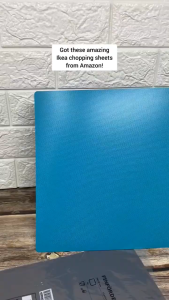 "Talenan Finfordela Praktis Serbaguna 1pcs Talenan Dapur Anti Slip Anti Bakteri untuk Memotong Sayur Daging Buah Mudah Dibersihkan dan Tahan Lama"