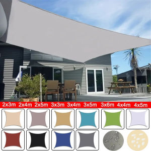 Waterproof Sun Shelter Sunshade Protection Shade Sail Awning Camping Shade Cloth Large For Outdoor Canopy Garden Patio