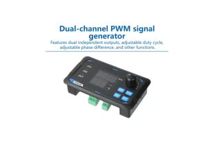 Aideepen | PWM150 Dual-channel Signal Generator Servo Motor Driver Frequency Meter Adjustable Square WavePulse WaveFrequencyDuty Cycle