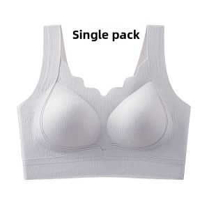 XINGSHUTING | Invisible Gathering Small Chest Support Fixed Cup Latex Bra