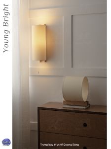 Vintage Wooden-style Bedroom Wall Light
