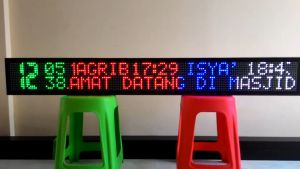Jadwal Sholat GPS 20x170cm Mix Warna Wifi Android
