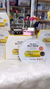 Mặt nạ trắng da mờ thâm Banobagi Vita Genic Jelly Mask Whitening Premium Hộp 10 miếng