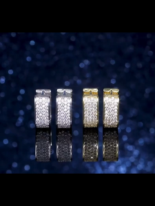 เกาหลีแฟชั่นประดับ CZ Hoop ต่างหูโลหะเงินสี/ทองสีอเนกประสงค์สาวต่างหูเครื่องประดับร้อน