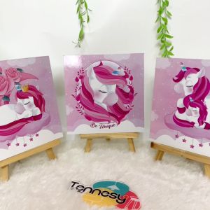 Hiasan Dinding Unicorn Kuda Poni 20x20cm