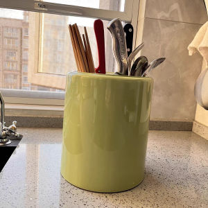 Home Use Multi-Functional Rotating Knife Holder Chopsticks Spoon Storage Box Kitchen Drainage Combination Utensil Storage Rack