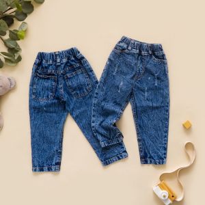 Celana Jeans Panjang Ripped untuk Anak Laki-Laki Usia 1-6 Tahun