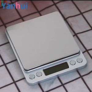 Timbangan Kue Dapur Digital 0.1gr/2Kg USB Rechargeable Akurasi Tinggi