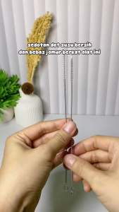 SIKAT pembersih Sedotan Brush pencuci sedotan stainless