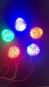 Lampu LED Samping Kolong Bak Truk 12-24 Volt Fender Bak Truk Truck Bis Bus Bulat Universal