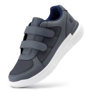 FitVille Diabetic Shoes Man Extra Wide 4E Senior Casual Shoe With Arch Support Relieve Neuropathy For Swollen Foot Pain