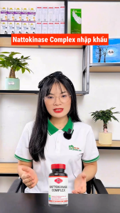 Viên Hỗ Trợ Máu Dễ Lưu Thông Olympian Labs Nattokinase Complex Nhập Khẩu Mỹ 30 Viên/Hộp