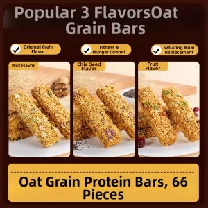 Low Fat Energy Meal Replacement Oatmeal Cereal Bars