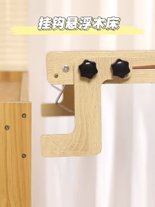 SKISOPGO Wood Cat Hammock Bed Cat Window Hammock Cat Swing Bed Buaian Tempat Tidur Kucing Tingkap Katir