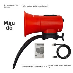Chuông Xe Đạp Điện 3in1 Có Chức Năng Nghe Nhạc Bluetooth 5.0 Chất Liệu ABS 200mAh Chuông Đi Xe Có Thể Sạc Lại Loại C