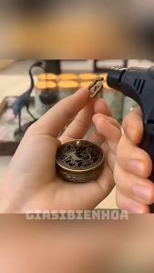 Lư Hương Mini 4x3cm Đốt Trầm Xông Trầm Hương Bằng Đồng Tiện Lợi