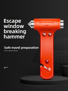 MONLEYTA | Car Safety Hammer Multi-Functional Emergency Escape Tool Glass Breaker Vehicle Interior Quick Window Breaker Life Saving