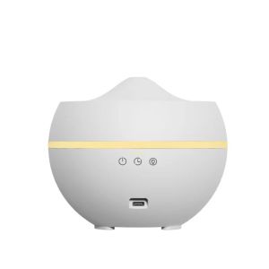 Monsoon-Proof Aroma Humidifier 300ml 16H Runtime with SplashGuard Type-C Portable for AC Room & Blackout Use