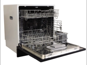 Máy rửa bát Eurogold EUW86TL16BT dung tích 15 bộ lắp độc lập hoặc âm tủ cánh kính nhám mờ