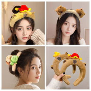 Băng Đô Hình Con Co Bướm Dễ Thương Cho Nữ Mũ Cao Viền Rộng Mặt Dây Chuyền Bằng Vải Nhung Phụ Kiện Tóc Mùa Thu Đông Mới Về