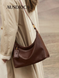AUSDIOCA | Genuine Leather Tote Bag Hobo Crossbody Bag Large Capacity