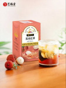 EFUTON TEA | Litchi Fruit Herbal Tea Infusion Cold Brew Tea Bags