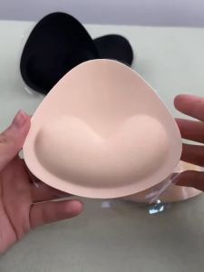 1Pair Silicone Adhesive Bra Pads Breast Inserts Breathable Push Up Sticky Bra Cups for Swimsuits & Bikini