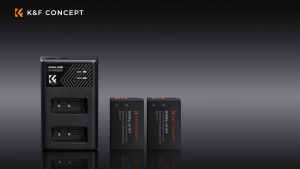 K&F Concept Dual Slot Charger for CANON LP-E17 - Charger Baterai Kamera