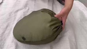 Quick Setup Mosquito Net Hammock Outdoor Double Camping Nylon Swing Anti Tip Over Guard