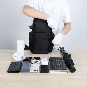 OZUKO New High Quality Large Capacity Men Fashion Crossbody Bag Multifunction Outdoor Travel Bag 1112.9 Inch Ipad Shoulder Bag