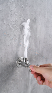 GRIPO High End Premium Heavy Duty 304 Stainless 360 Degrees Slow-Opening Angle Valve Matte Finish