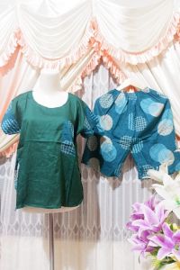SET CLNA PENDEK BALI KOMBI muat bb 67 satu kilo muat 4 pcs