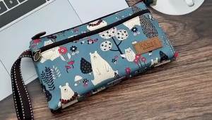 Cute Animals Wallet Zipper Purse Cartoon Small Coin Purse Lightweight Storage Bag Money Bag Key Card Holder For Student Women